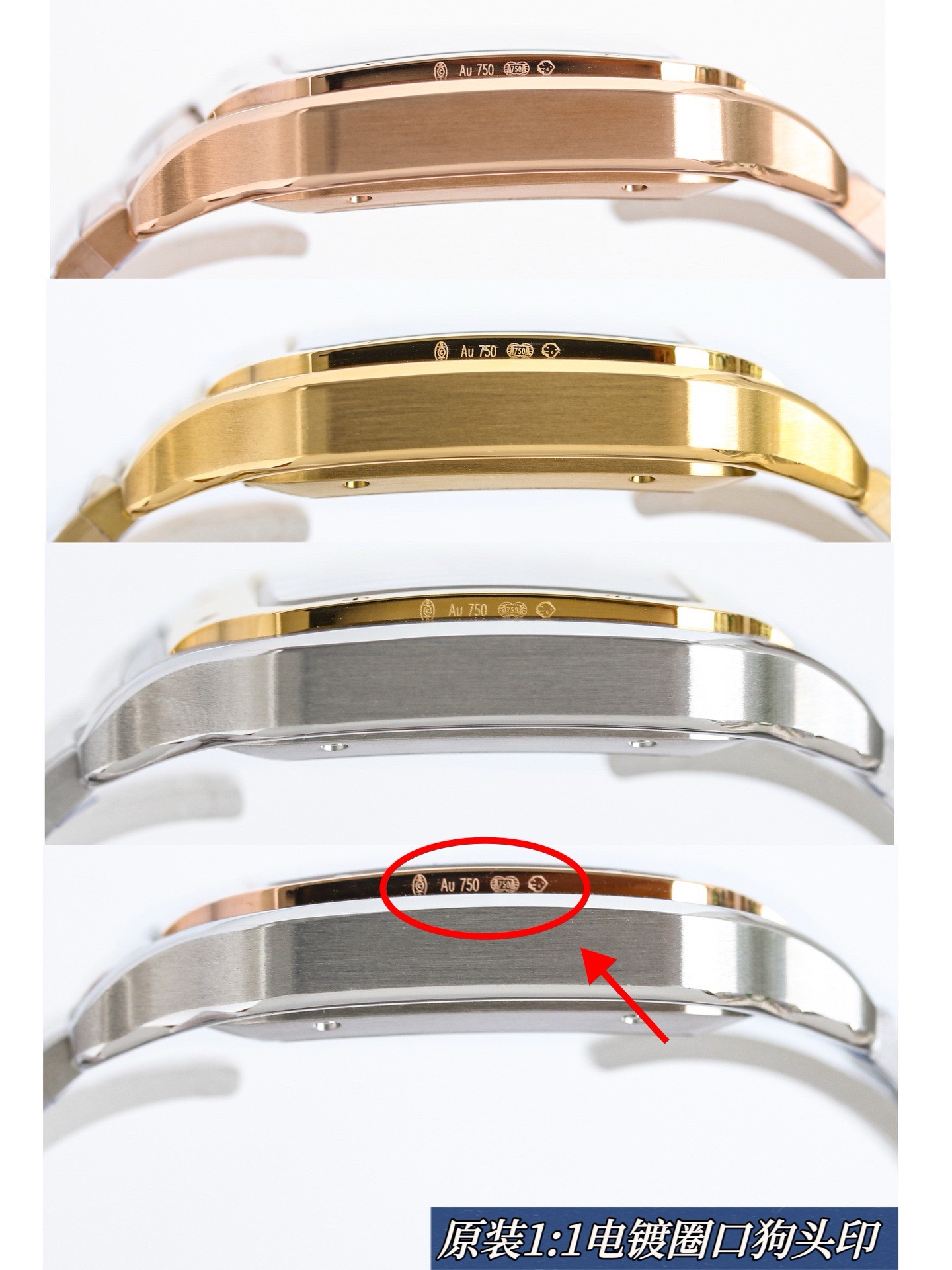 Cartier Santos de Cartier Large Model 18K Yellow Gold Watch -15