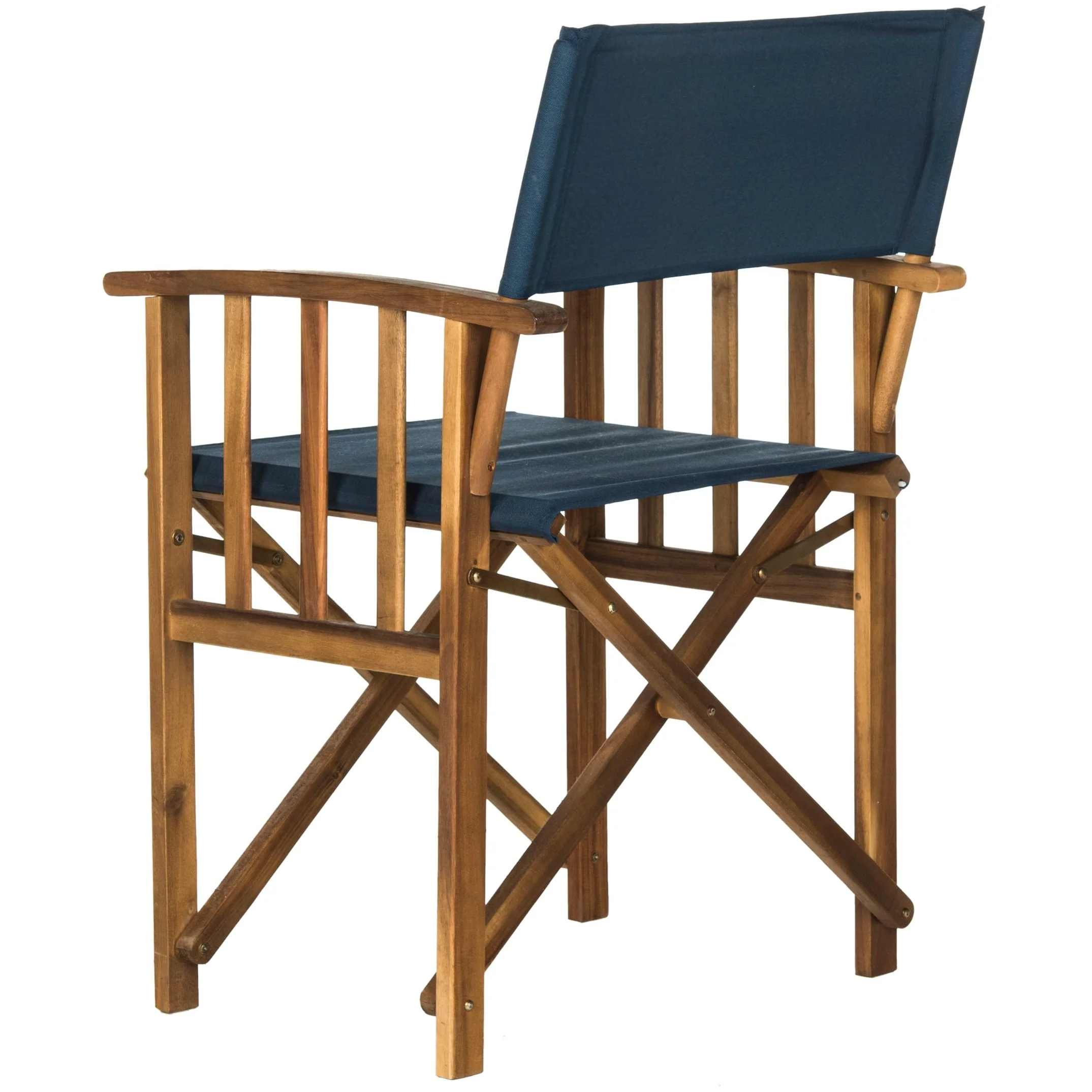 SAFAVIEH Outdoor Living Laguna Acacia Wood Director Chair (Set of 2) - 22W x 21D x 34H