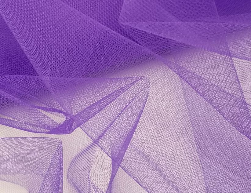 Gittertüll Violett