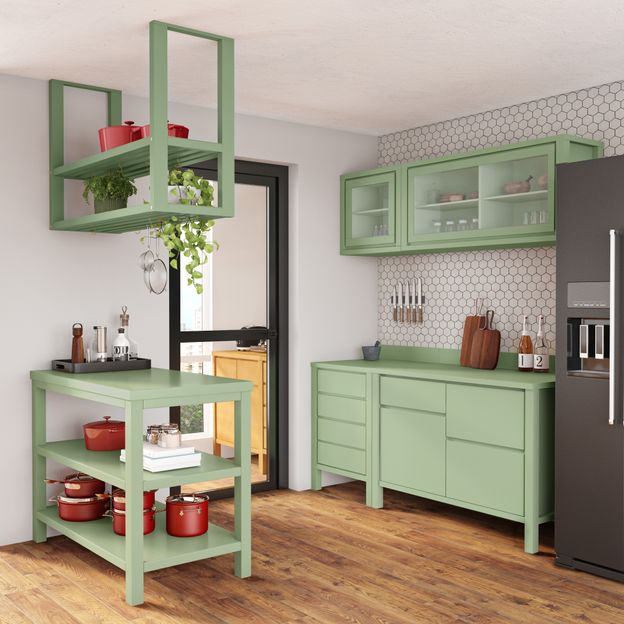 CONJUNTO DE COZINHA 7 PEÇAS SV MASSY