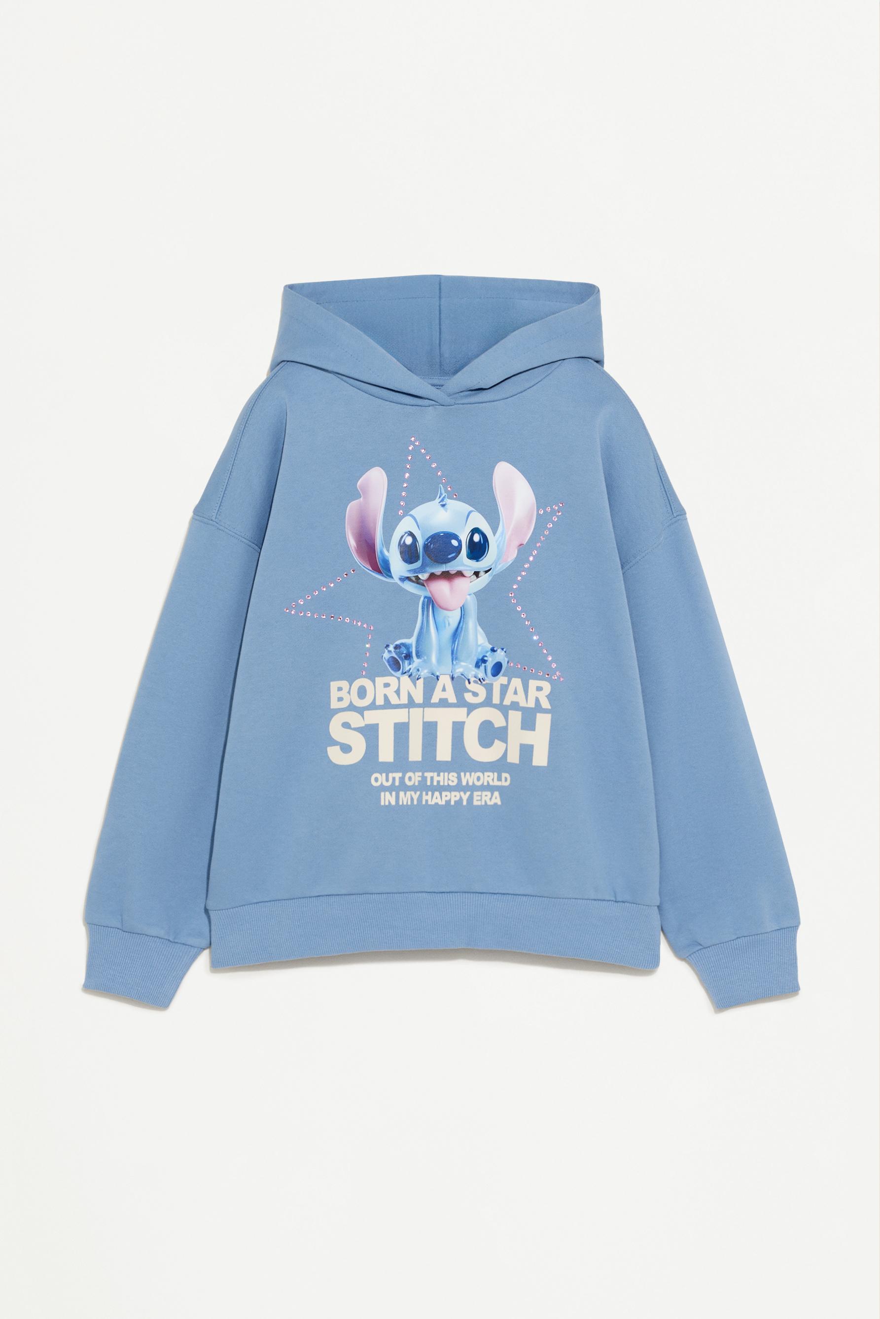 Sudadera Stitch ©Disney apliques brillantes