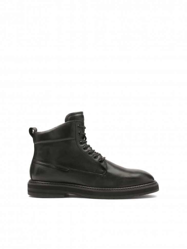 Black all-purpose leather boots
