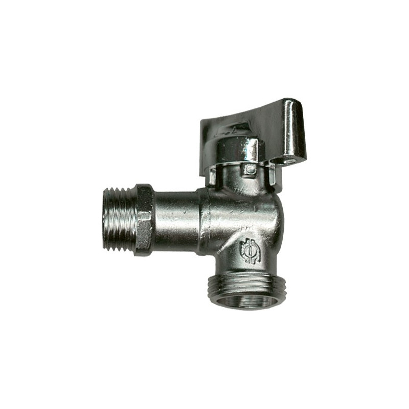 Robinet équerre avec raccord pour machine à laver 3 /4