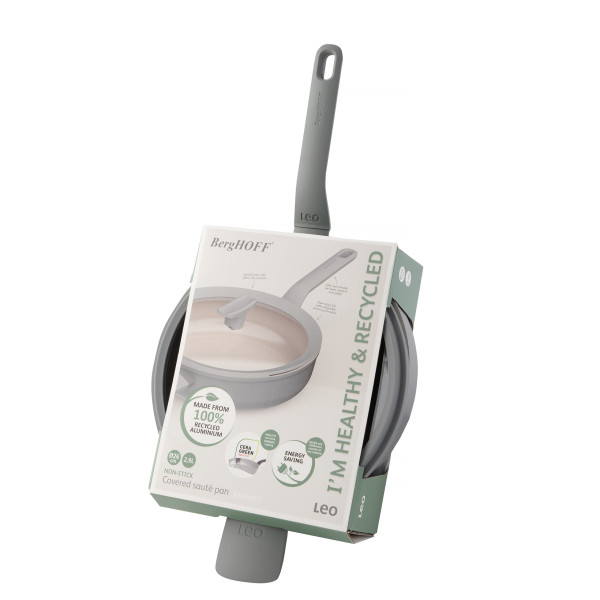 Patelnia Sauté z pokrywą Balance Eco Grey 26 cm, 2,9 L BergHOFF