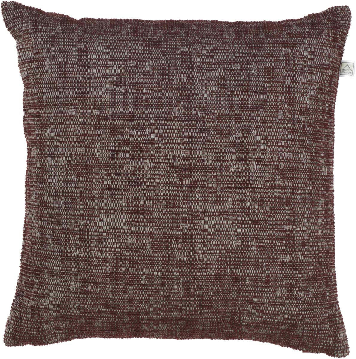 - Coussin - rouge doux 45x45 cm avec un motif mixte