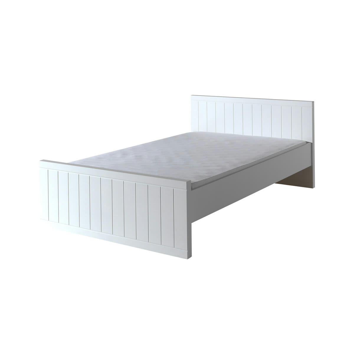 ROBIN - Lit 120x200 sommier inclus blanc