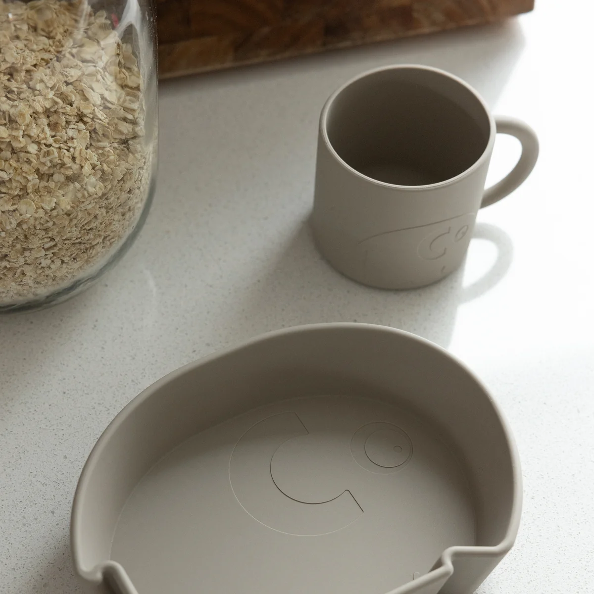 Sebra - Fanto Silikon Schale, jetty beige