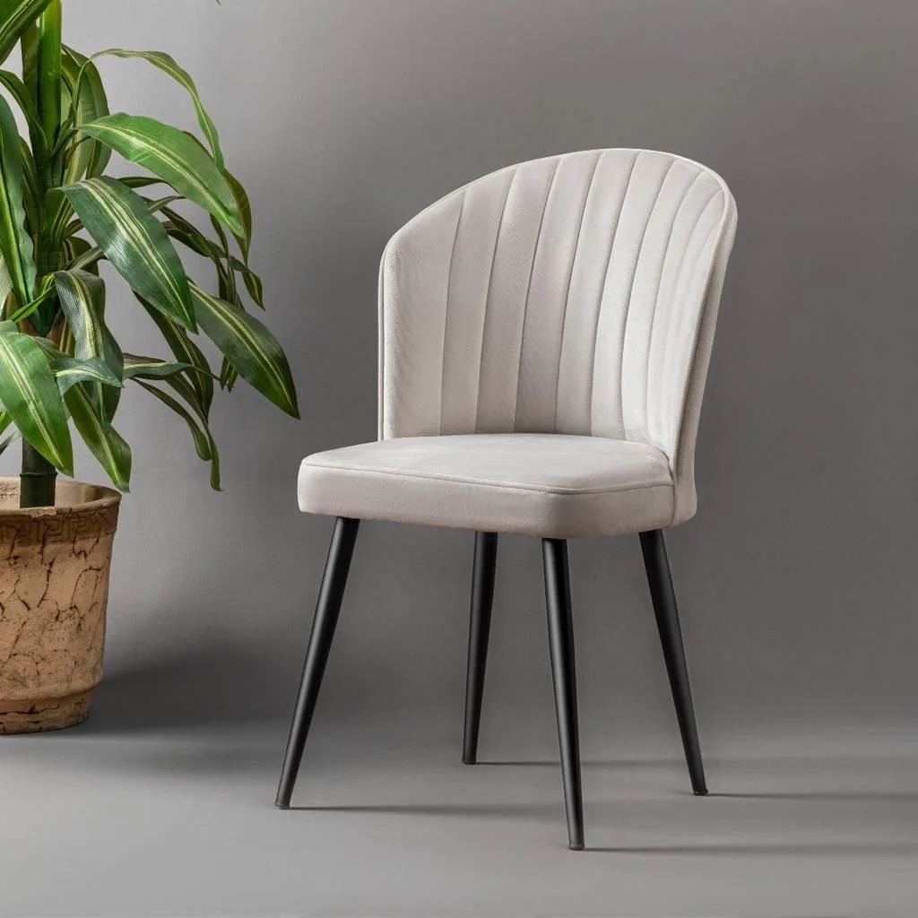 Set van 2 eetkamerstoelen Rubi velvet