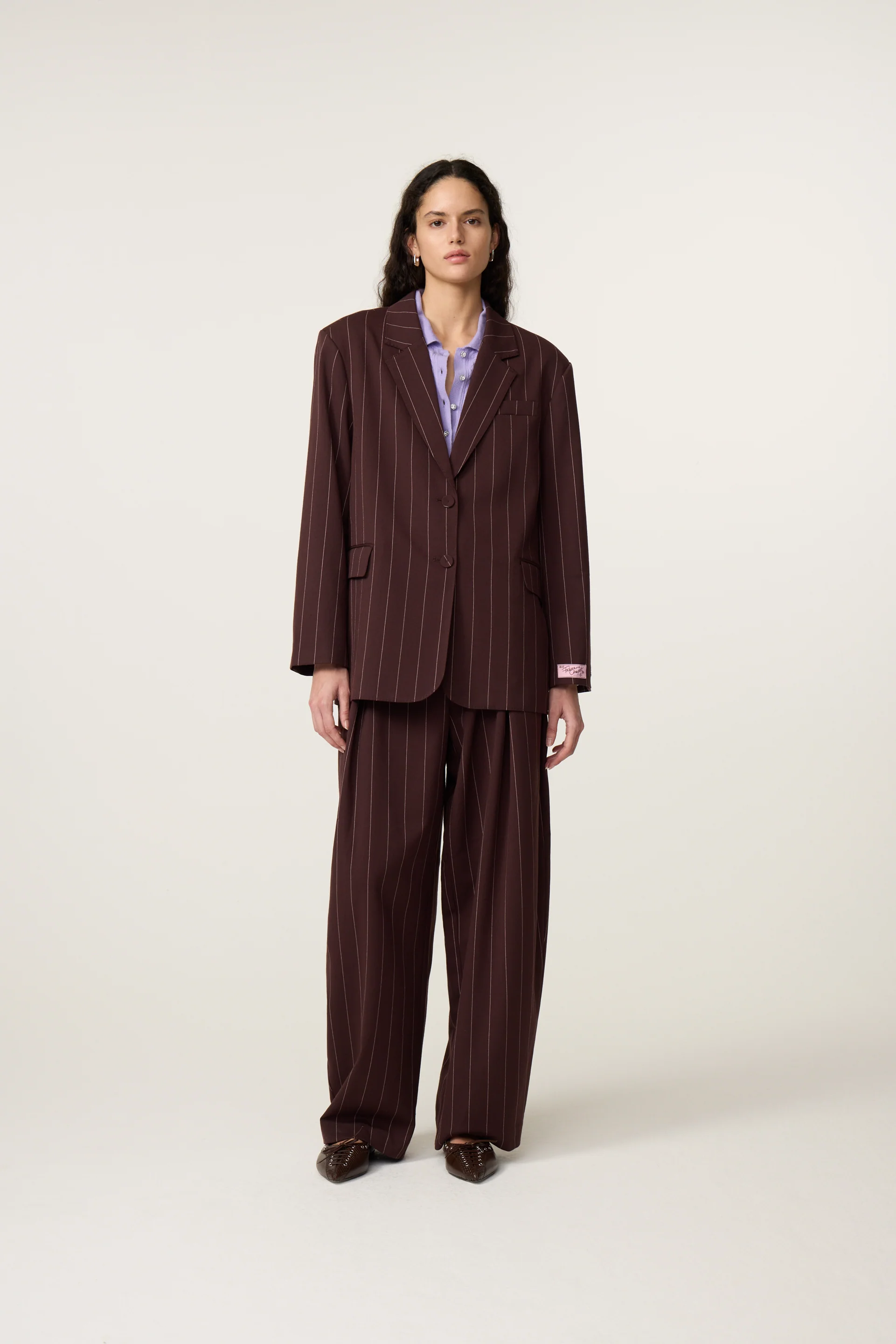 Henry Blazer | Brown/Pink Rose