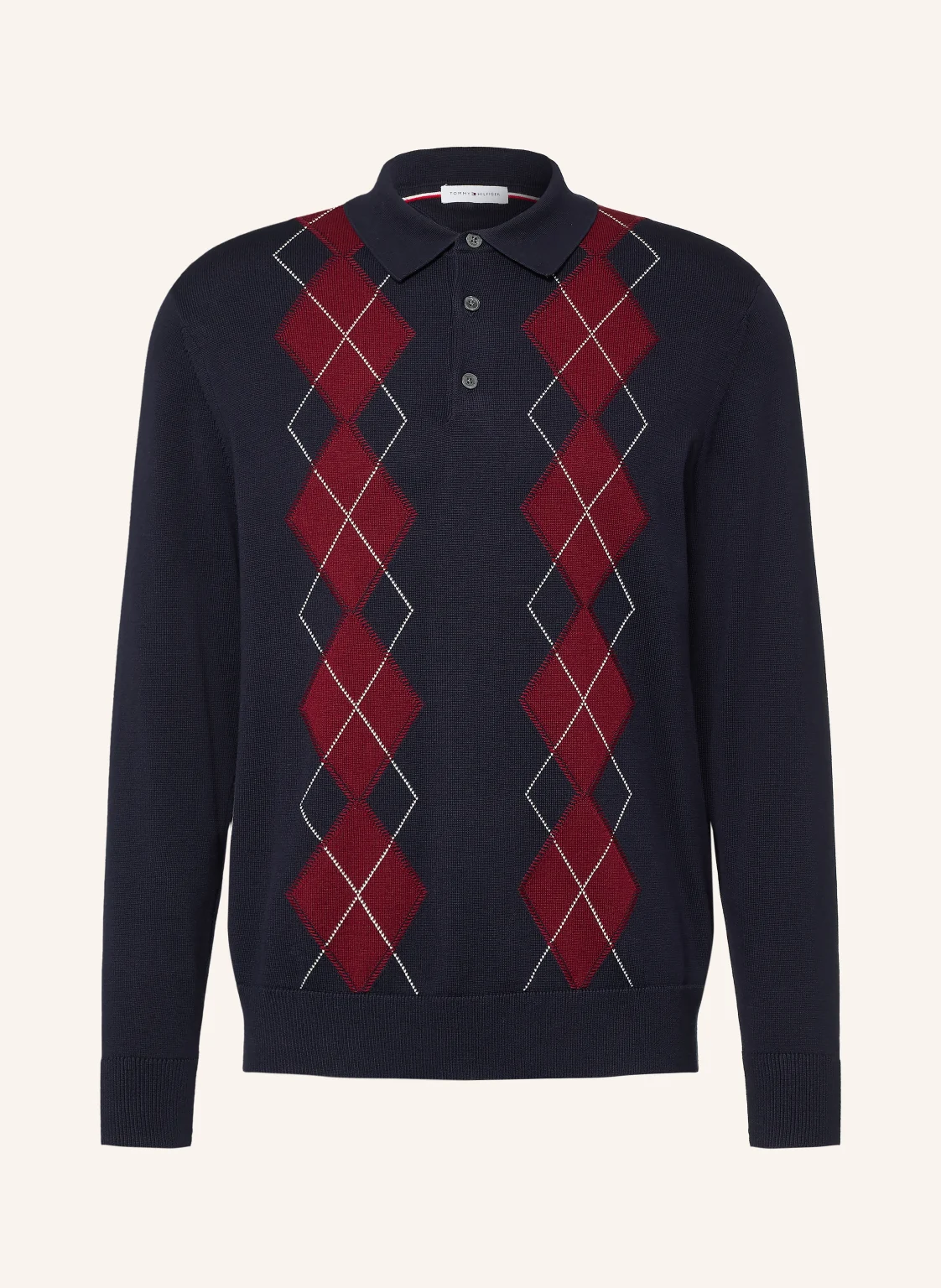 TOMMY HILFIGER Strick-Poloshirt