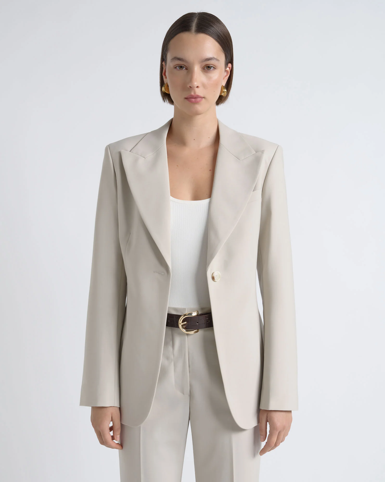 Single Breasted Slim Fit Blazer