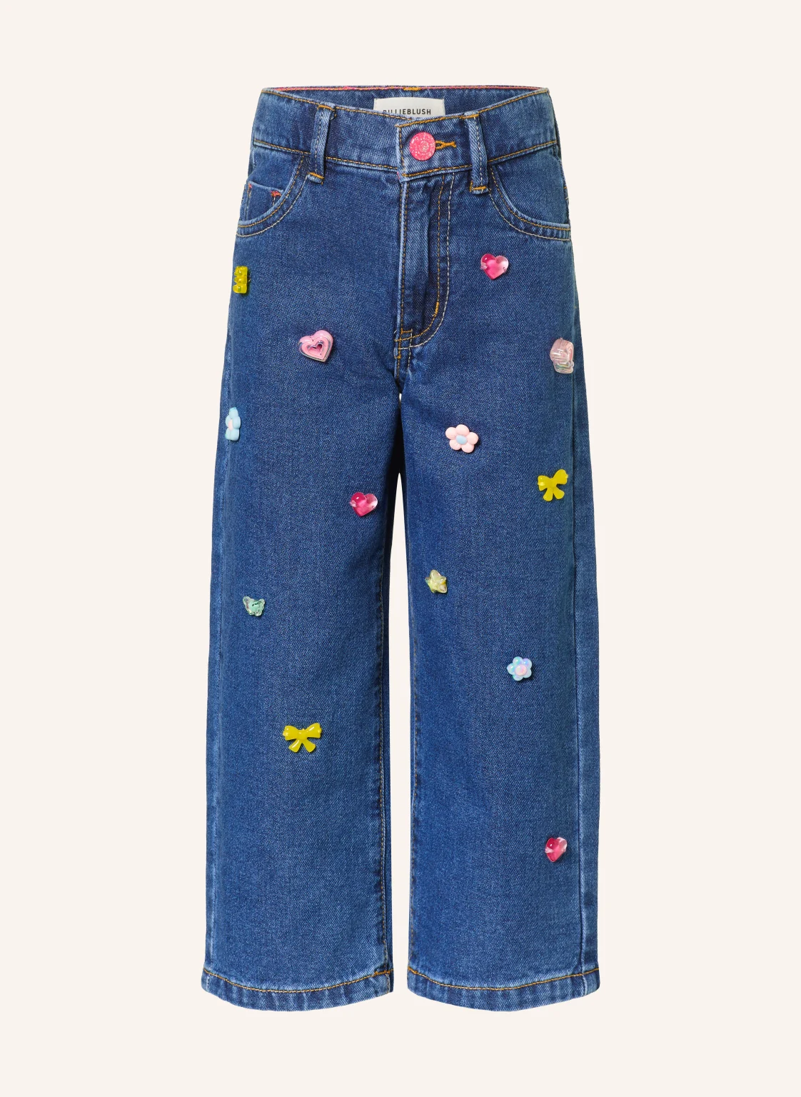 Billieblush Jeans mit Schmuckperlen