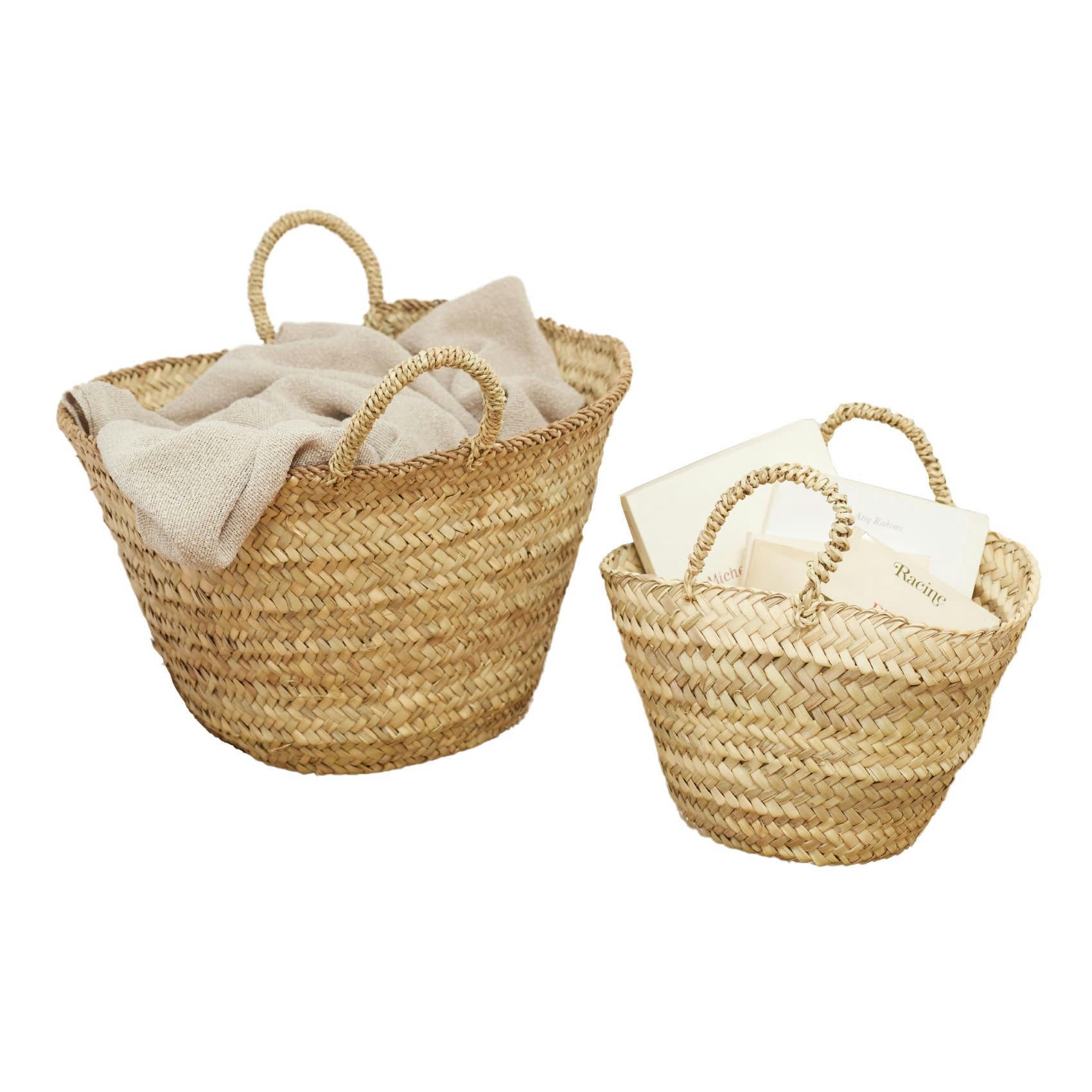 - Panier pour le marché  osier naturel 20x20 cm