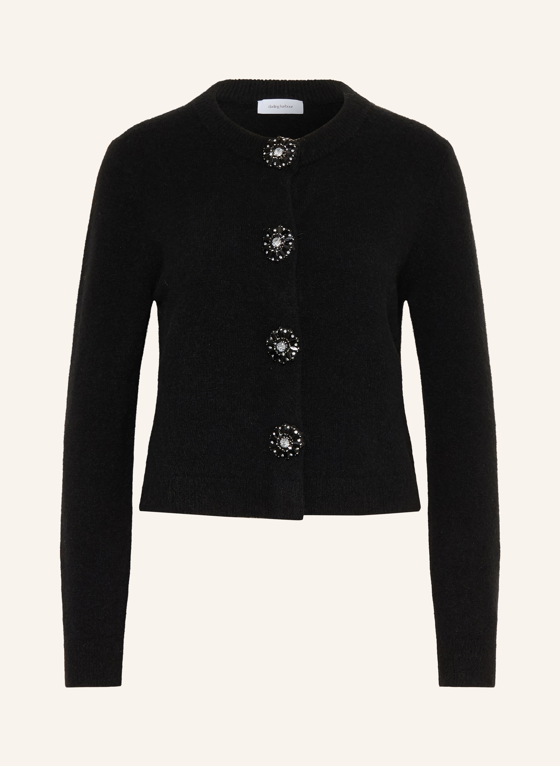 darling harbour Strickjacke mit Schmucksteinen