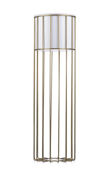 Kwietnik nowoczesny 70 cm złoto biały LOFT