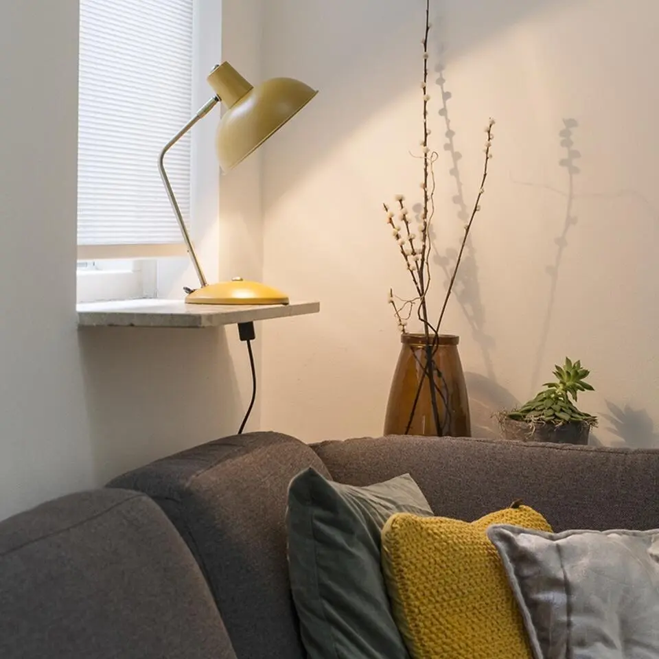 Qazqa solar lamp milou geel e14