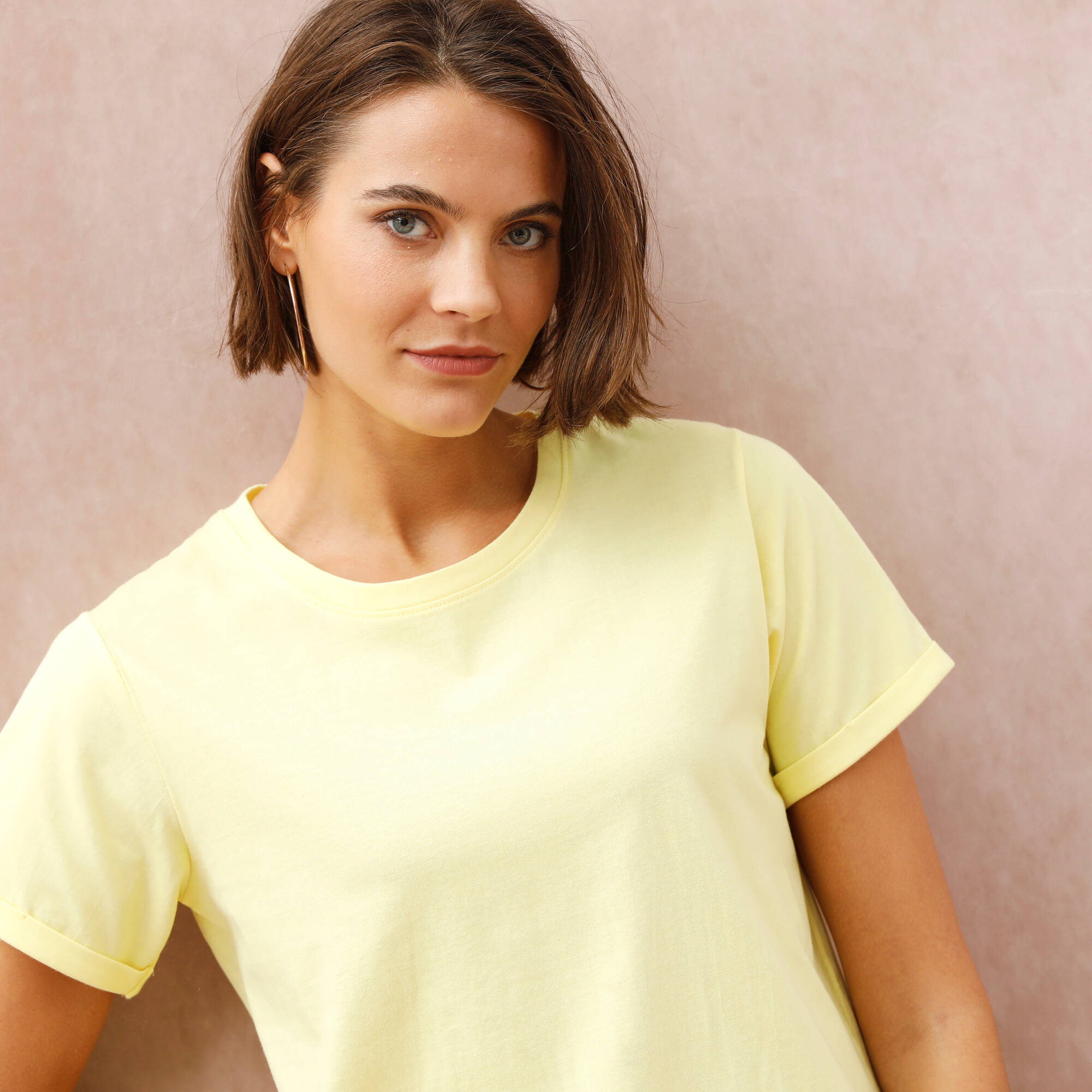 T-shirt manches courtes à revers
