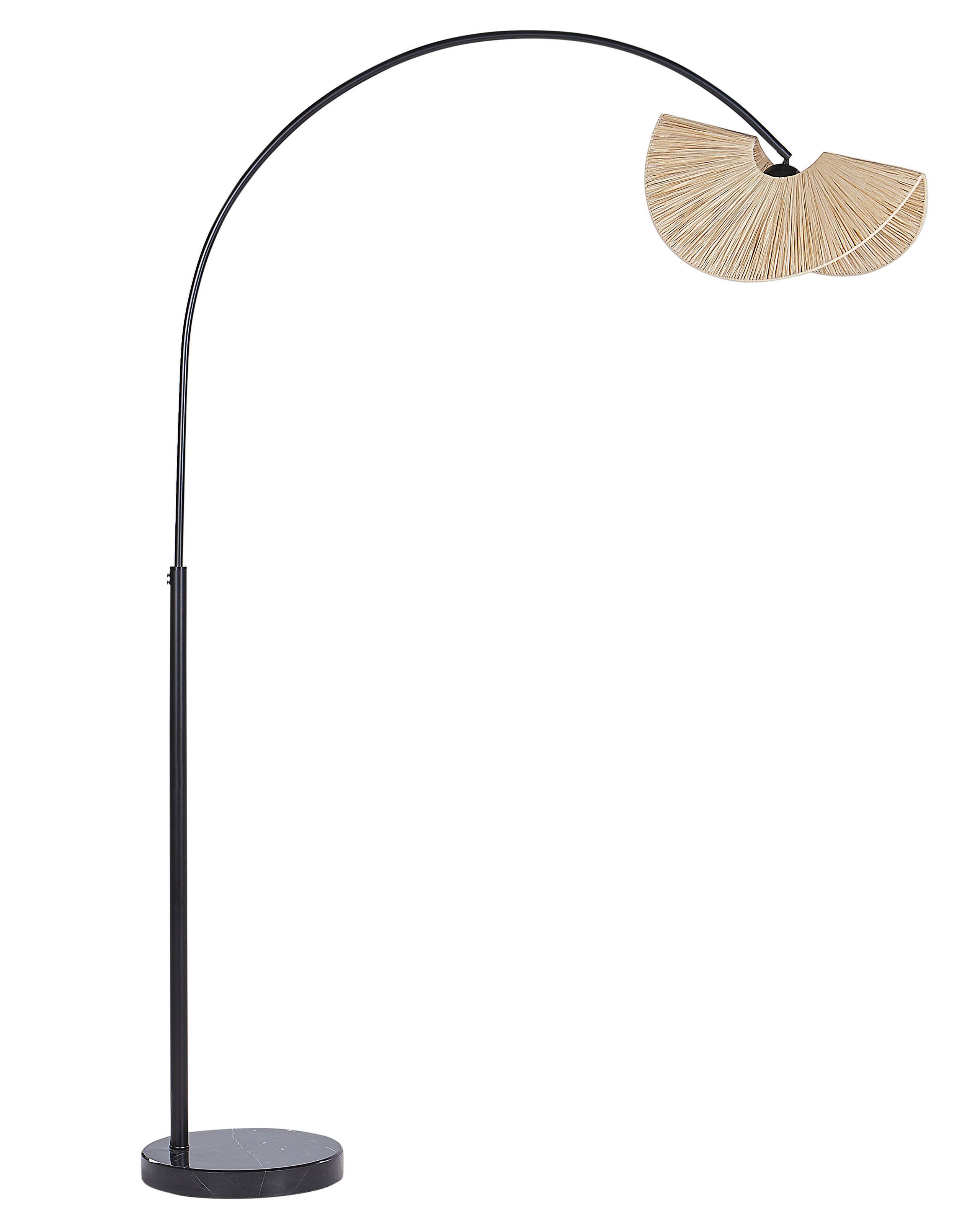 Lampa podłogowa papierowy klosz naturalny wygląd