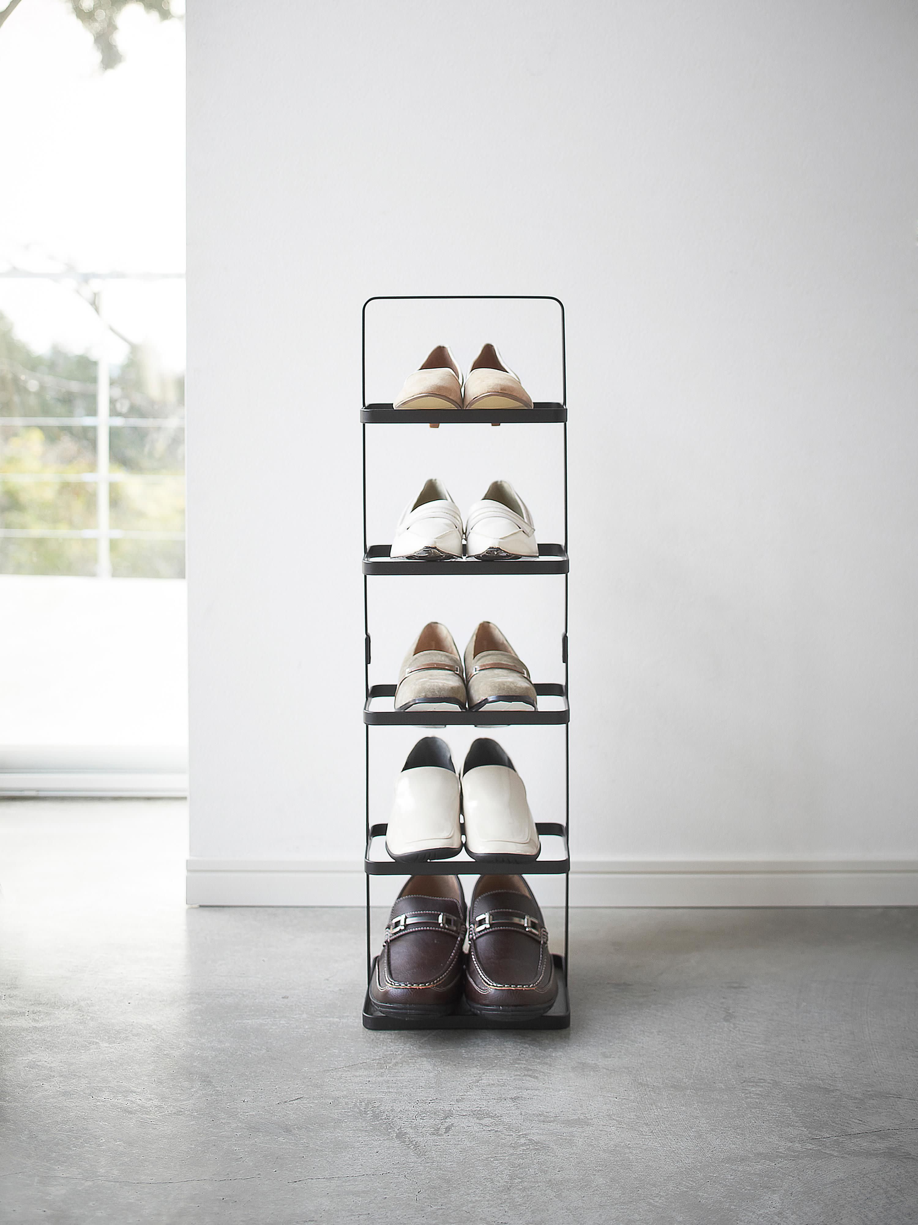 Schuhregal Tower aus Metall