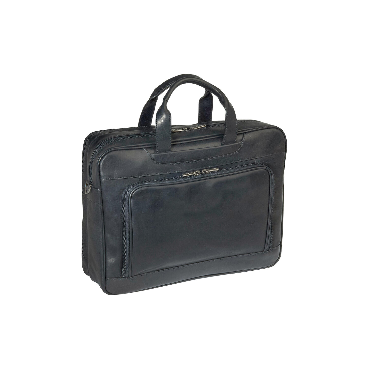 2 Compartment Laptop Briefcase, black