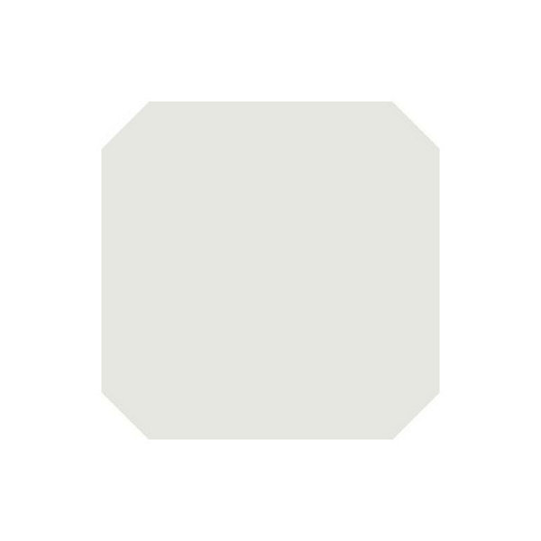 Carrelage sol / mur octogonal uni blanc 20x20 cm VODEVIL OCTOGONE CABARET NACAR