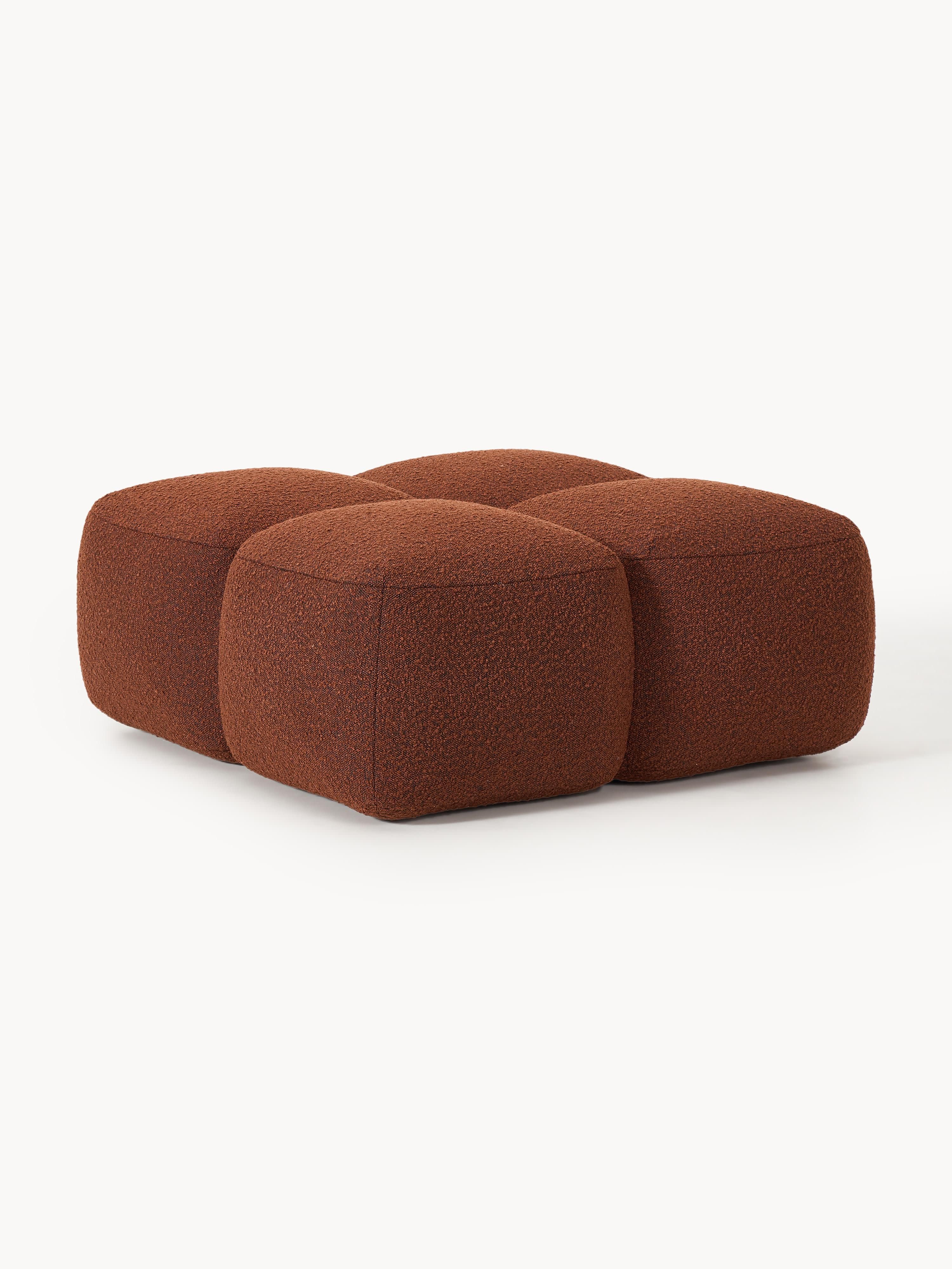 Sofa-Hocker Tayla aus Bouclé