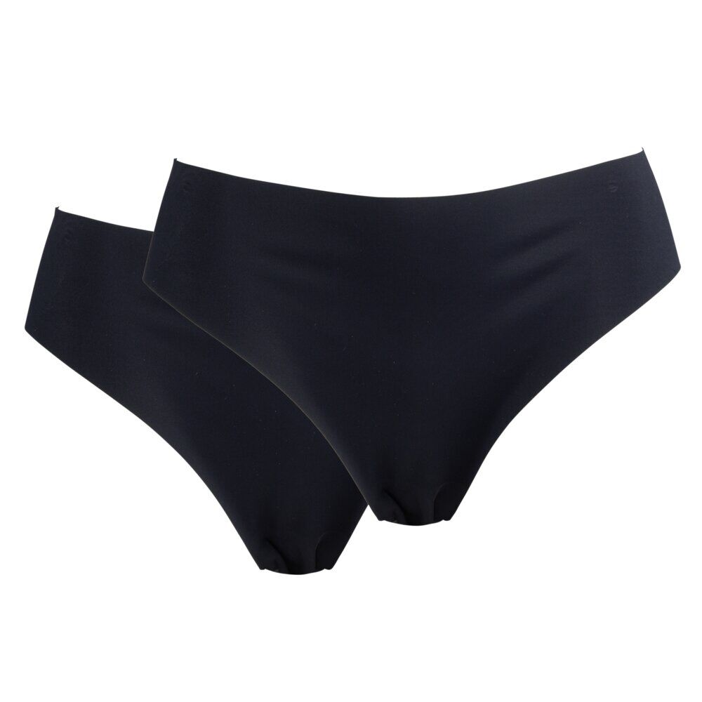 Culotte sans couture x2 nylon et élasthanne noir S/M/L/XL