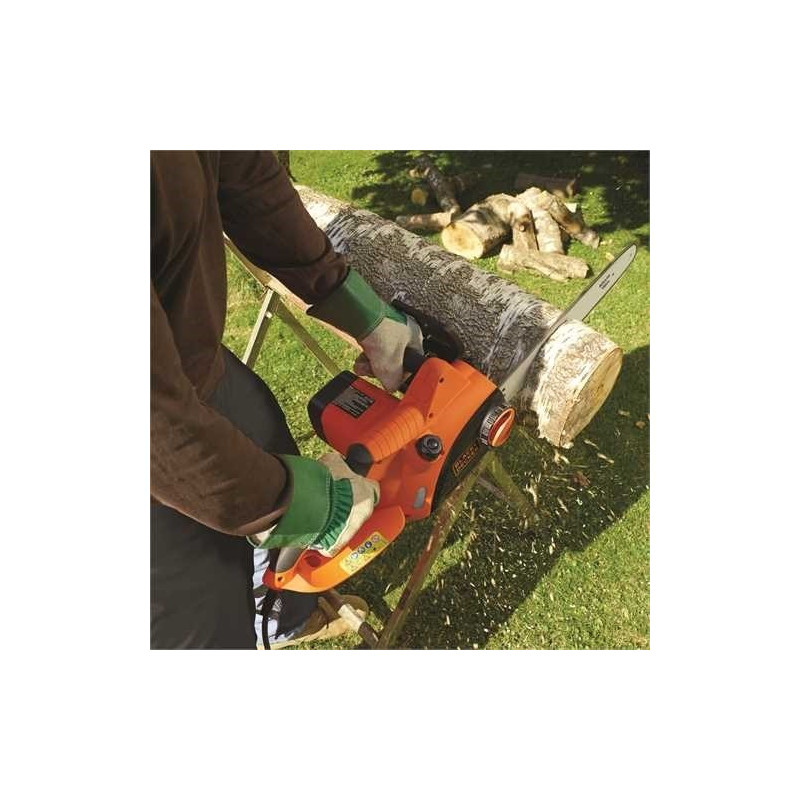 Tronçonneuse électrique avec chaine chrome Kangxin 2000 W BLACK DECKER