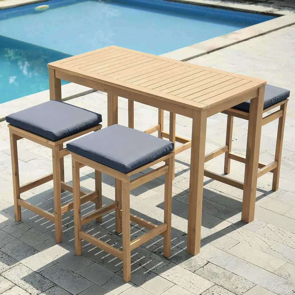 Happy Garden Tuinmeubilair ARUBA - Grijs - Acacia