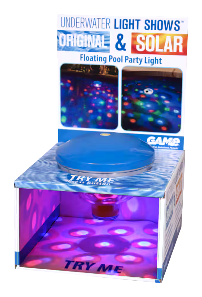 AquaGlow Waterproof Submersible LED Pool Light Show