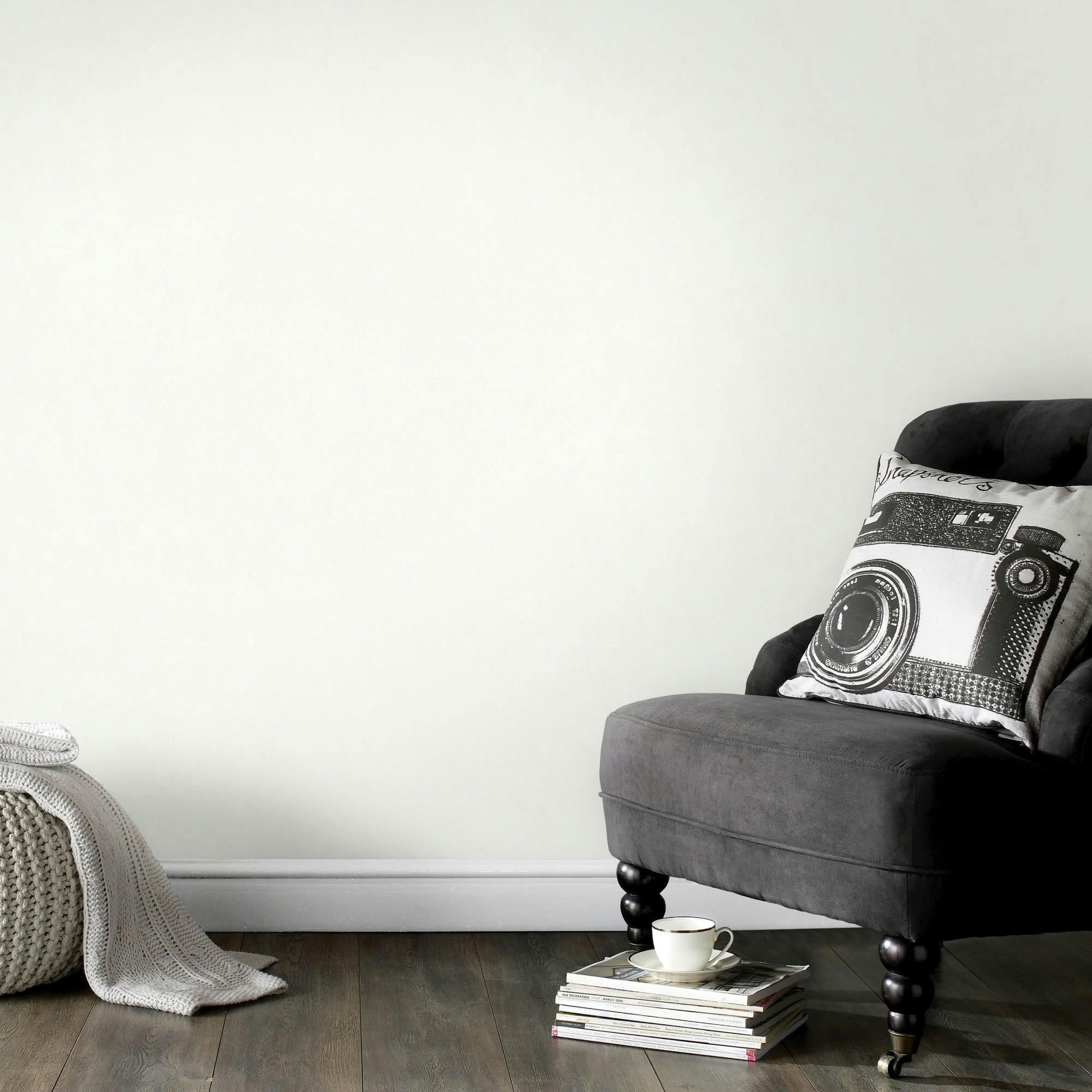 - papier peint tranquil argent 1005x52cm