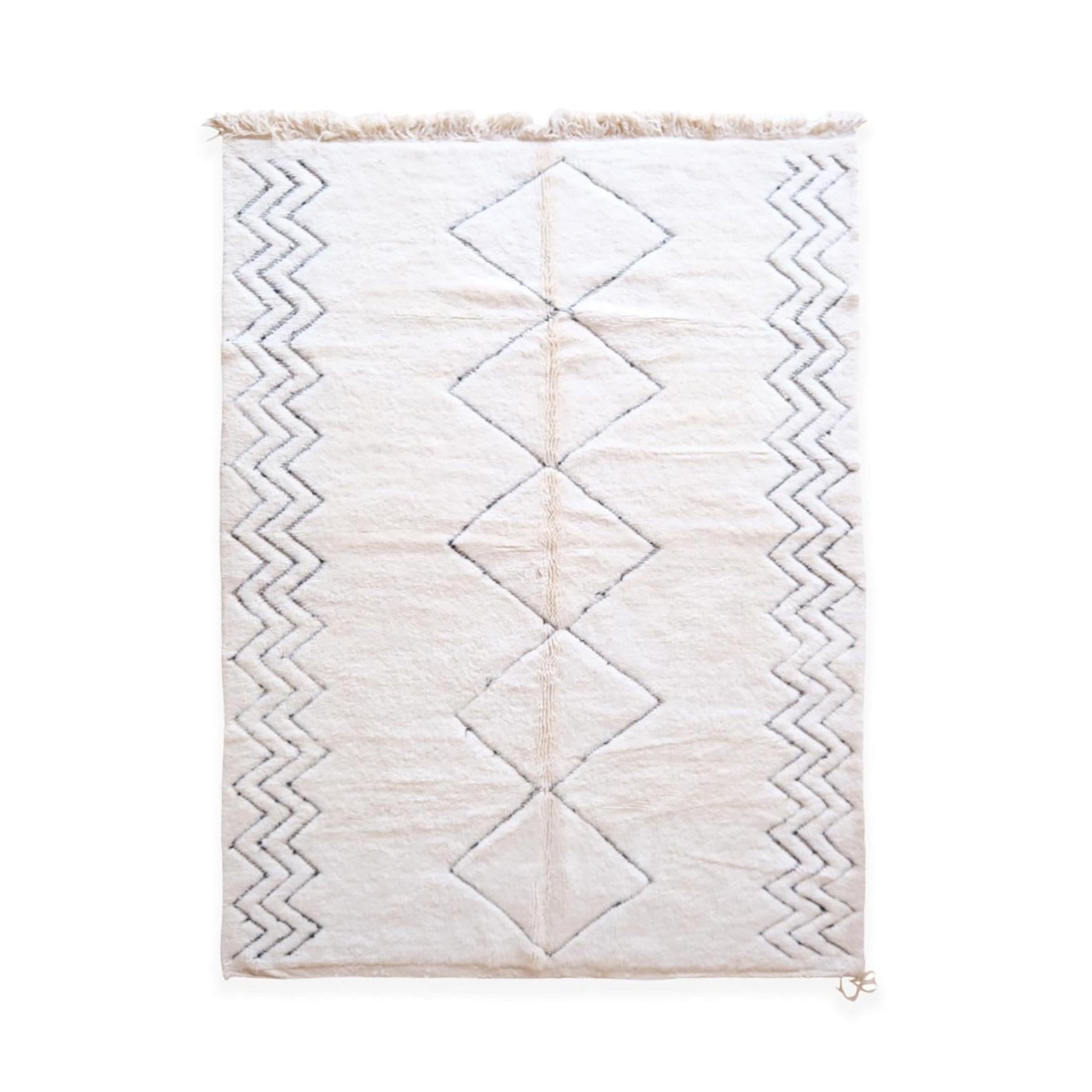 AFK Living vloerkleed Berber - handgemaakt - Wol - 140 cm x 200 cm