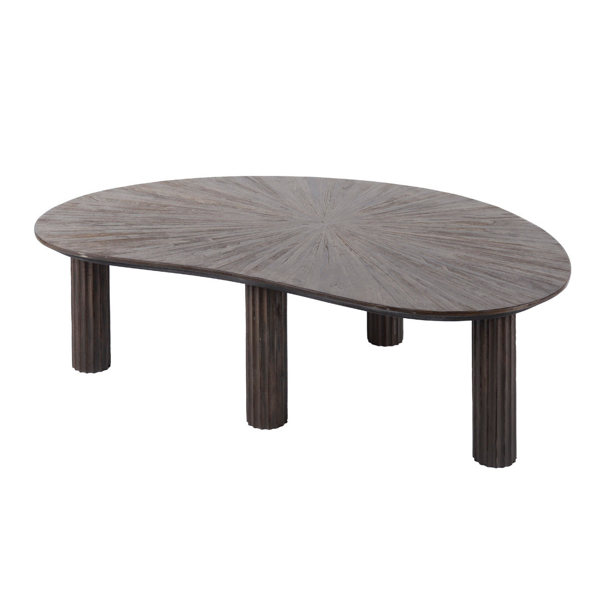 Fraaai - Rebecca salontafel 110 cm niervormig teak - bruin