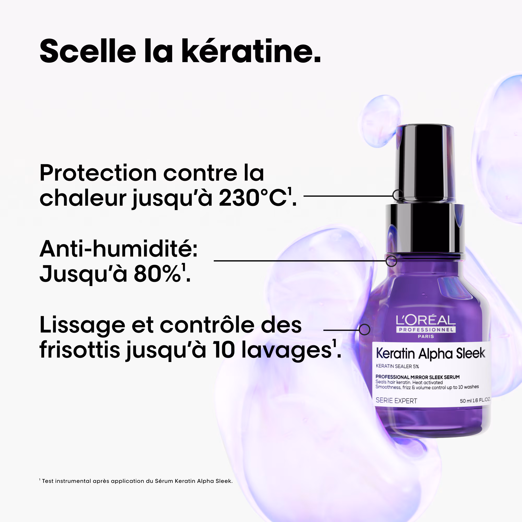 KERATIN ALPHA SLEEKSérum lisse miroir