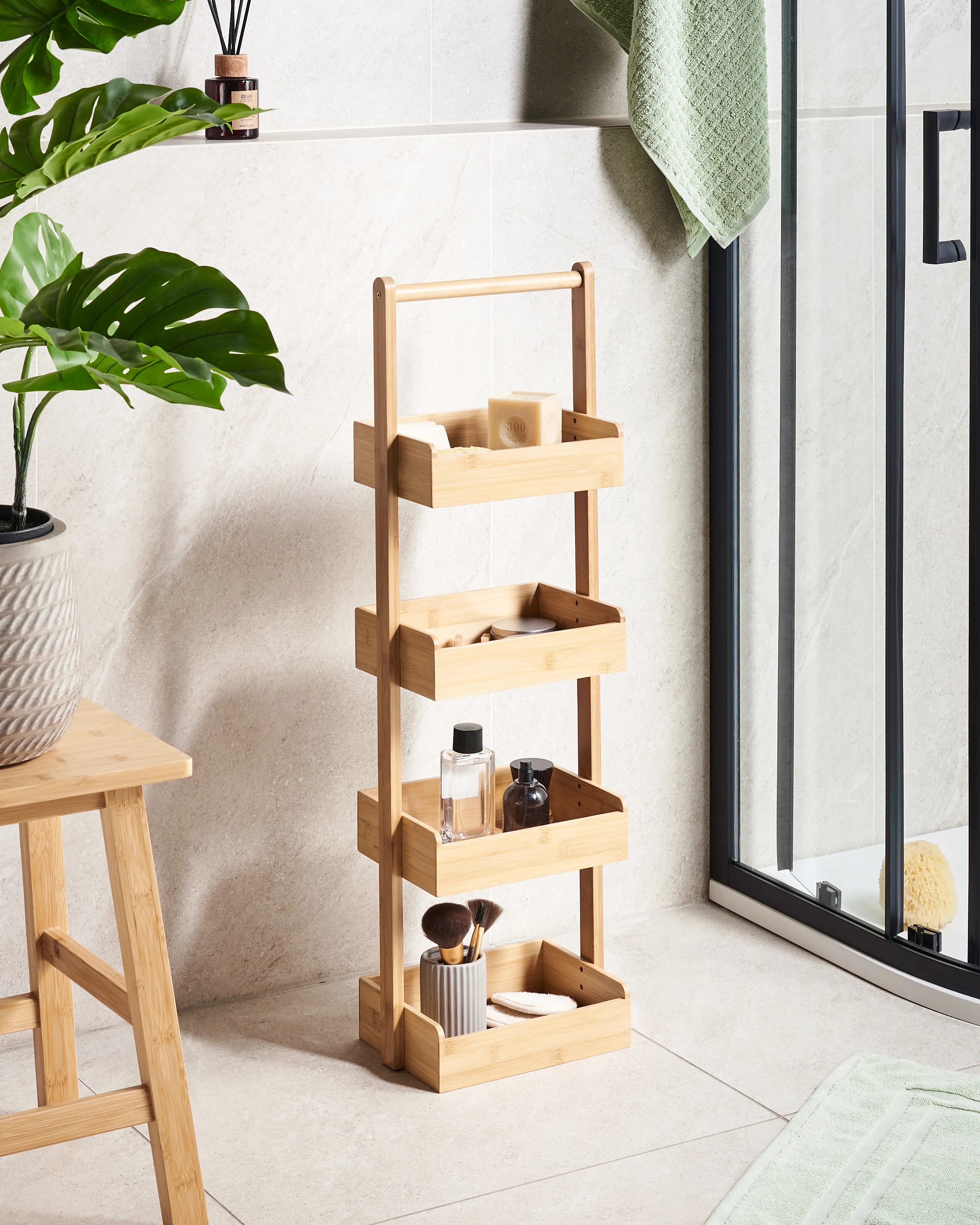 Shelving Unit VAUPES Bamboo Light Brown