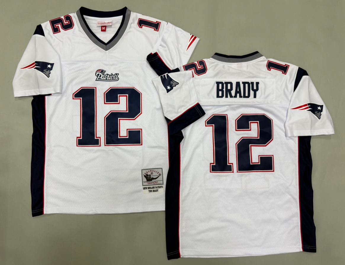 Tom Brady New England Patriots Authentic Throwback Retired Player Jersey