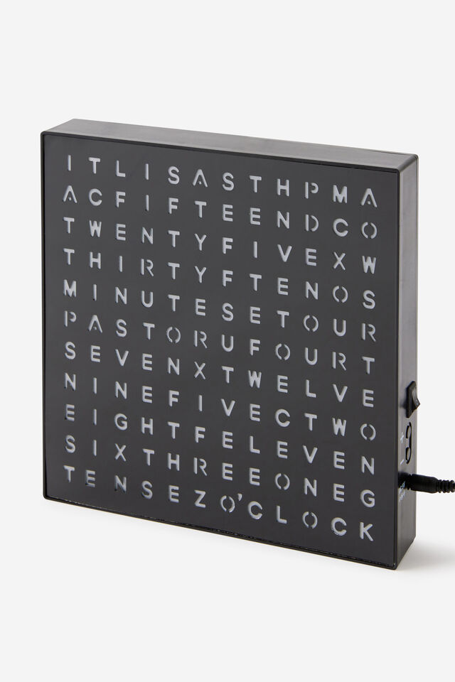 Light Up Word Clock