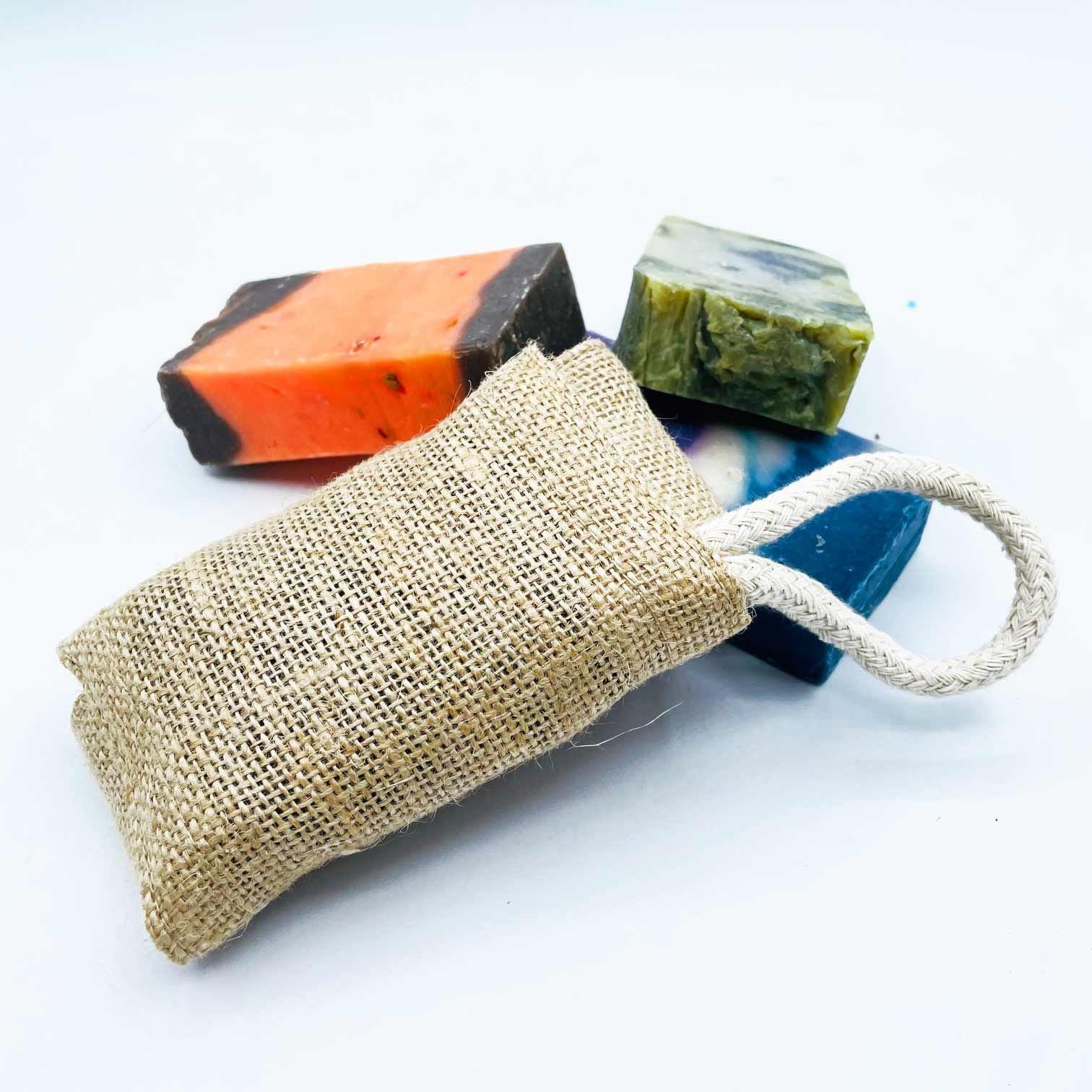 Serenityy Serenityy Jute Scrub Soap Pouch - Natural