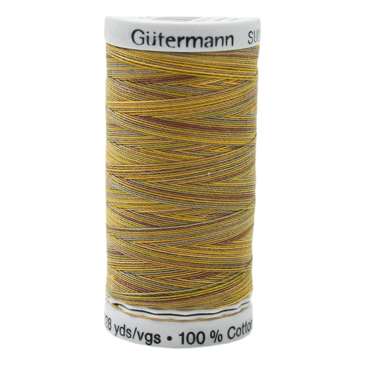 Gutermann Yellow Sulky Cotton Thread 30 Weight 300m (4009)