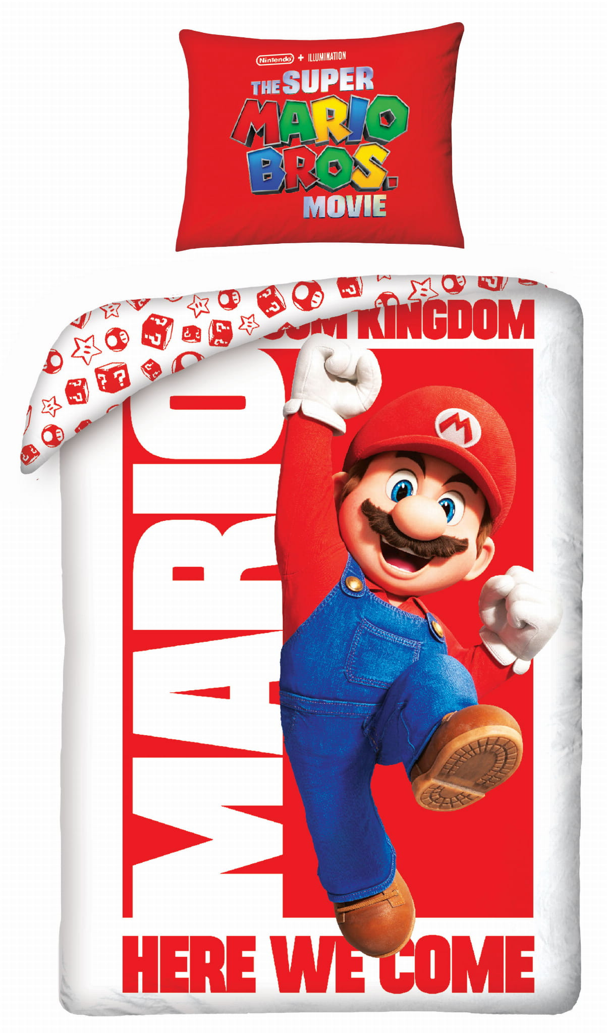 Pościel licencyjna Super Mario Bros 140x200 Halantex