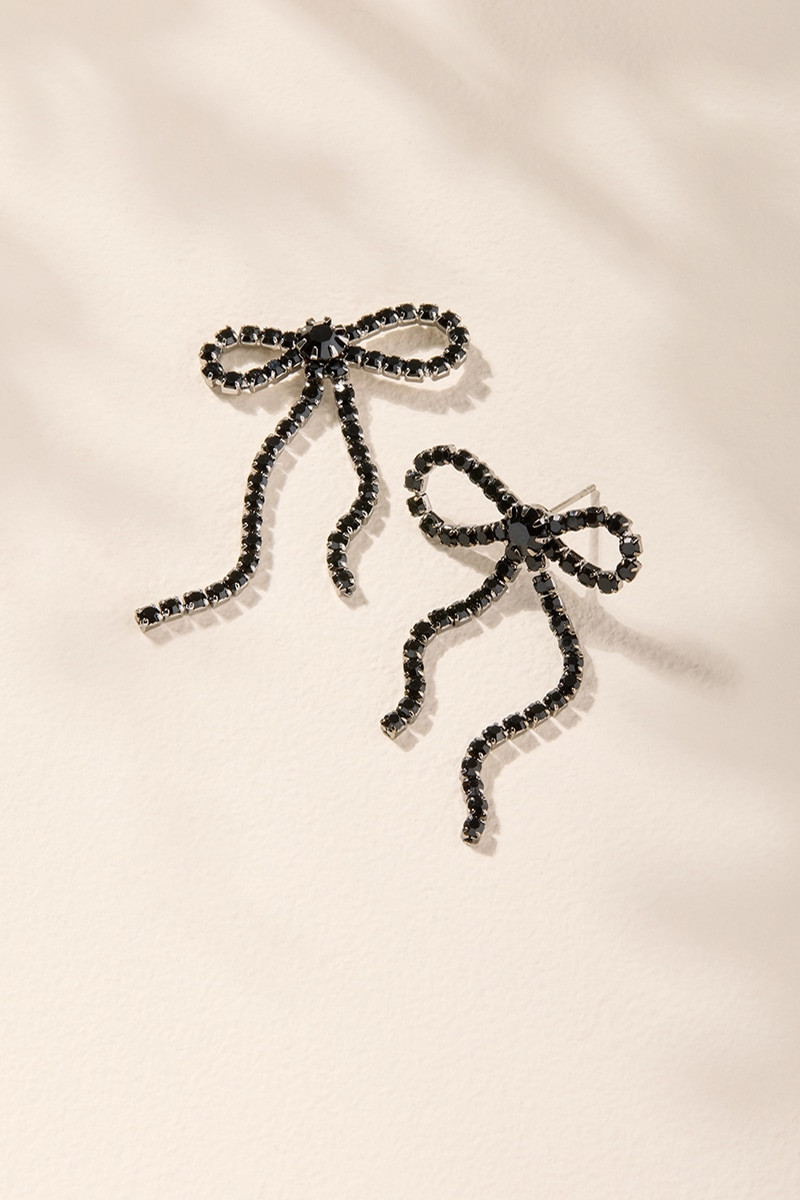 Darcy Cupchain Bow Drop Earrings