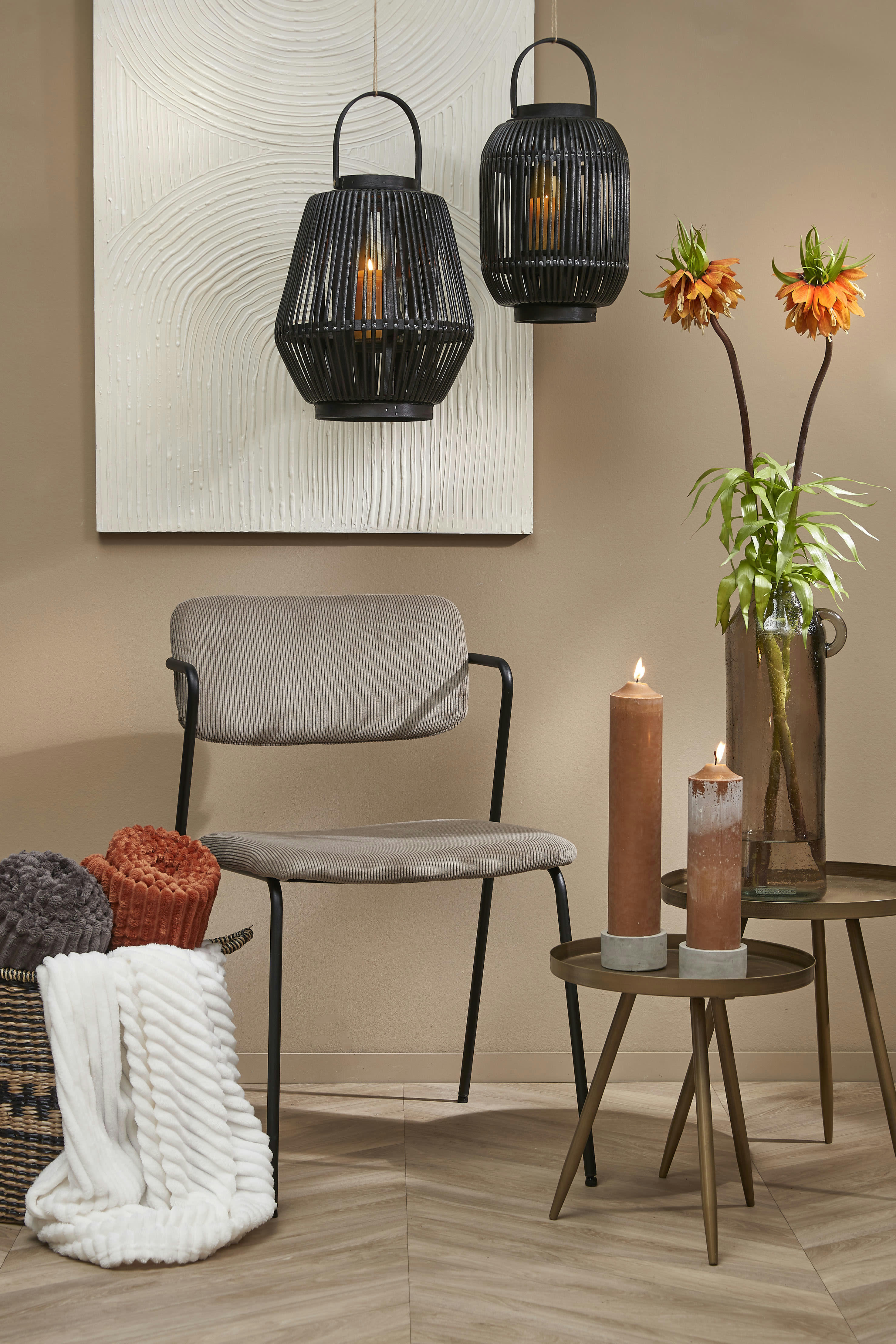 LORENS - Plaid polaire en polyester blanc cassé 180x130