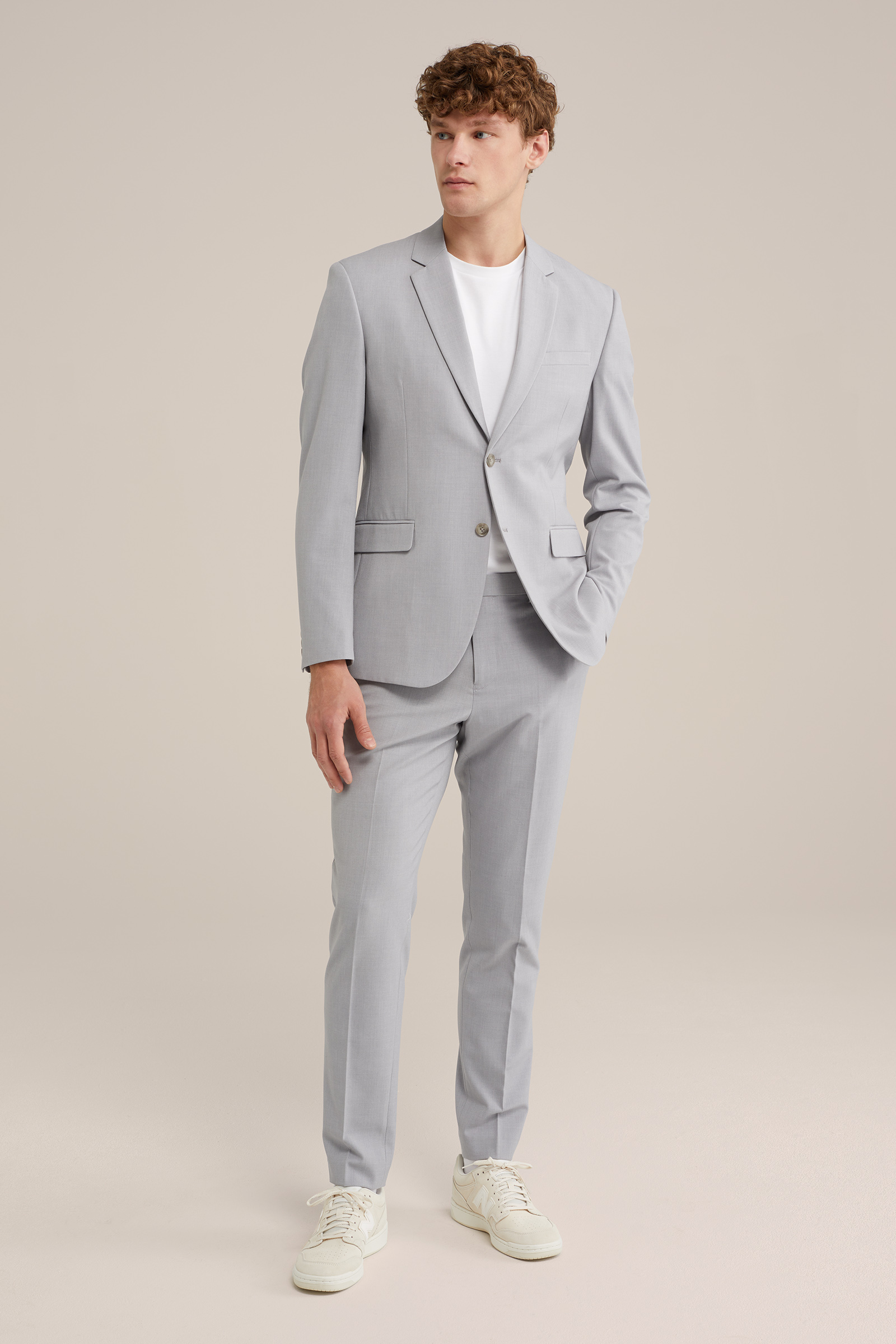 Heren slim fit blazer - THE FLEX SUIT