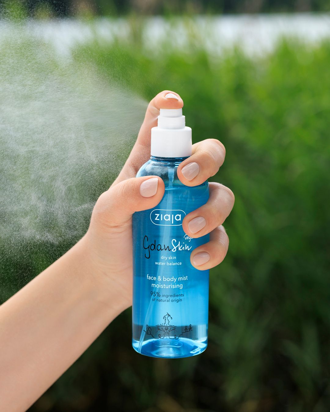 Ziaja Gdanskin Moisturising Face & Body Mist 200ml