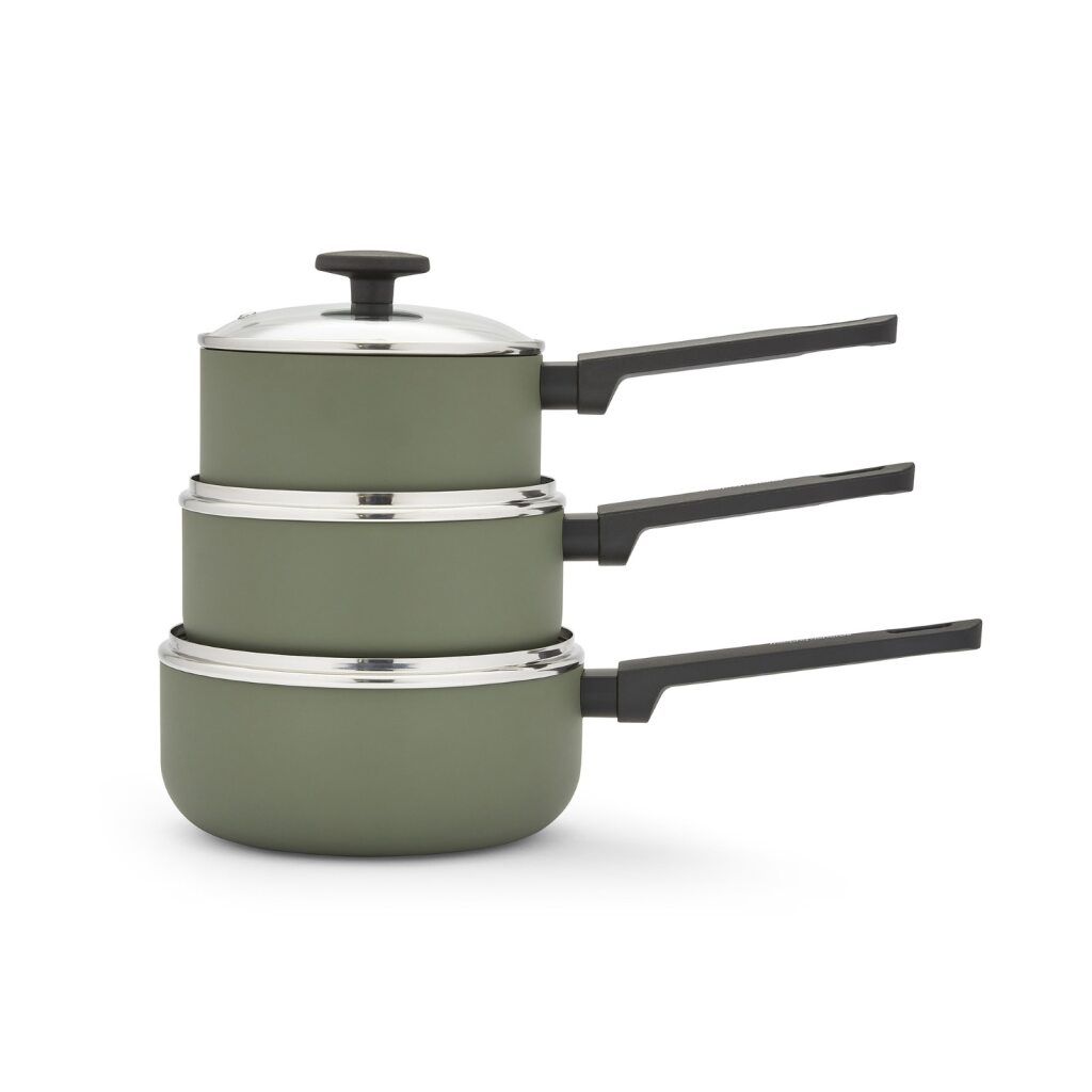 Morphy Richards 3 Piece Aluminium Saucepan Set