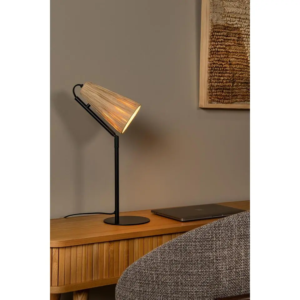 Lucide BENSEN Tafellamp - Naturel