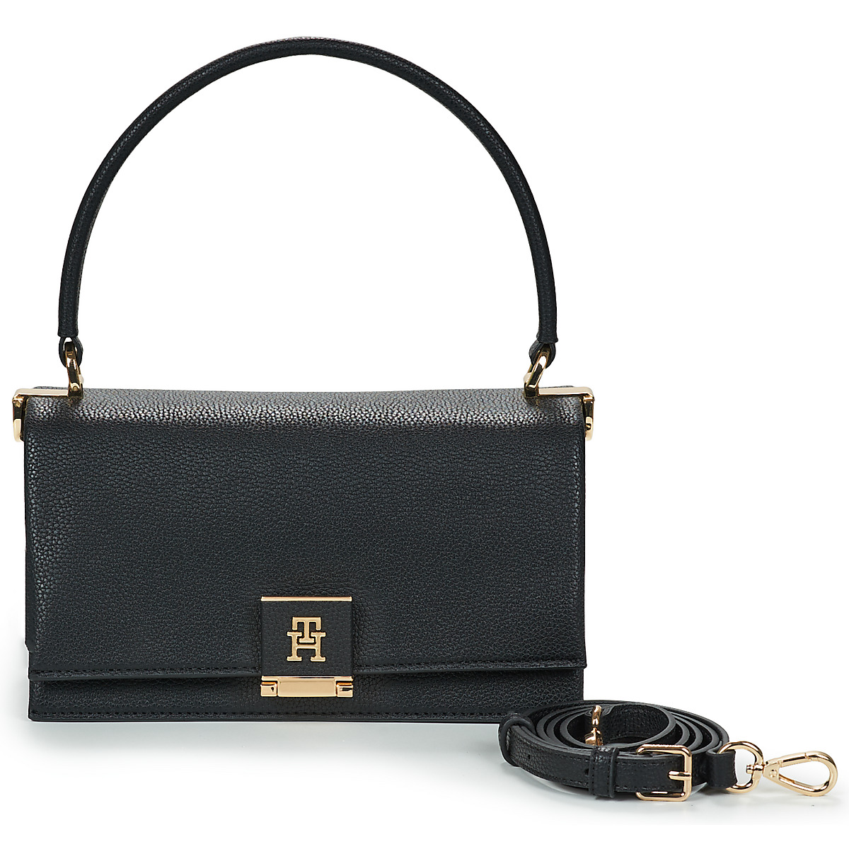 Tommy Hilfiger - TH HER MED CROSSOVER - Black