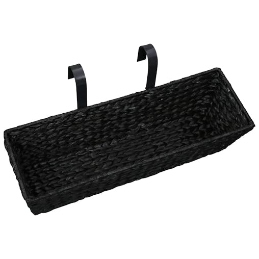 NNEVL Garden Planters 2 pcs Water Hyacinth Black