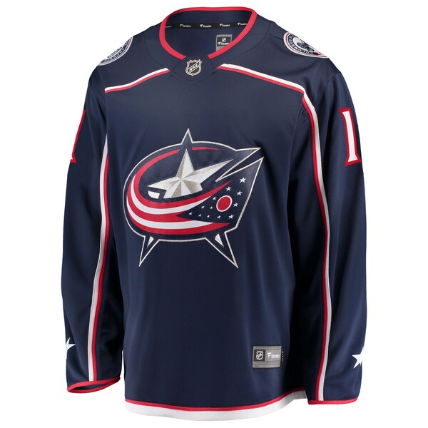 Luke Kunin Columbus Blue Jackets  Home Breakaway Jersey - Navy