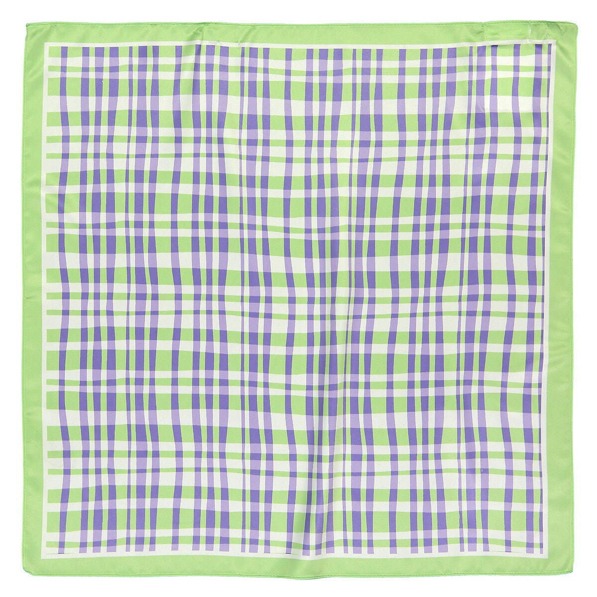 Foulard imprimé carreaux